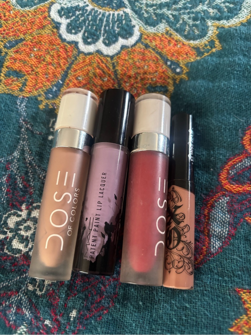 Dose of Colors Nude & Mauve Liquid Lipstick Quartet